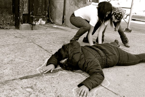 9mm Cast Members - Dominique Fishback, Karen Vigo and Melanie Martins 