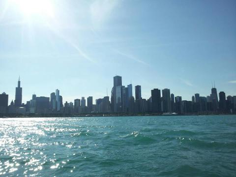 Chicago Skyline from Lake Michigan